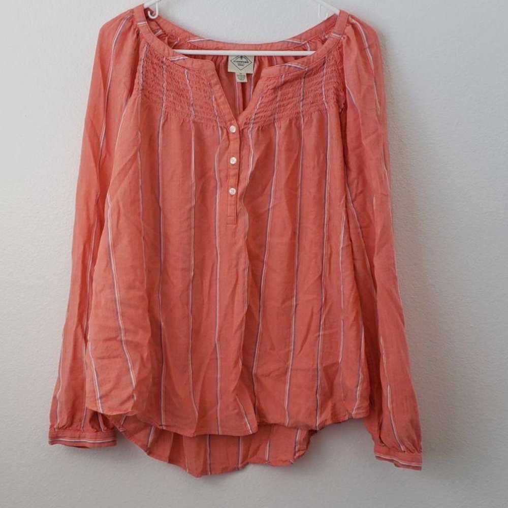 St. John’s Bay V-Necks stripped blouse